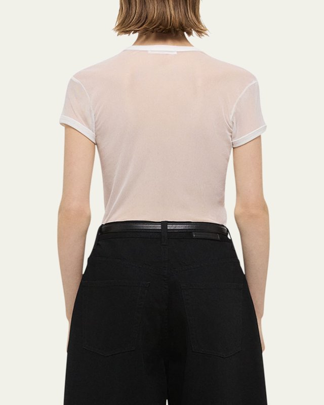 Slim Sheer Logo T